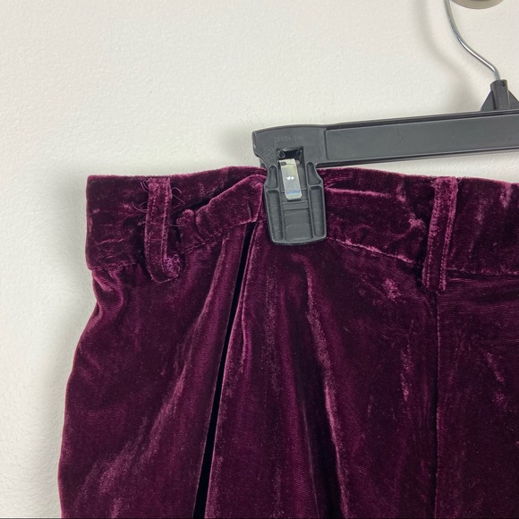 Parker Morgan Velvet Pants in Cordovan Sz 2 - Picture 6 of 10